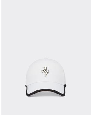 Ferrari Fully Edged Baseball Cap - White