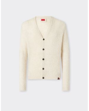 Ferrari Cashmere And Silk Cardigan - Natural