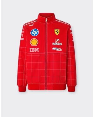 Ferrari Replica Jacket For The 2026 Monza Grand Prix - Red