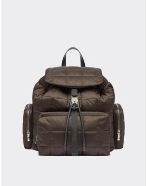 Ferrari Eco-Nylon Backpack - Brown