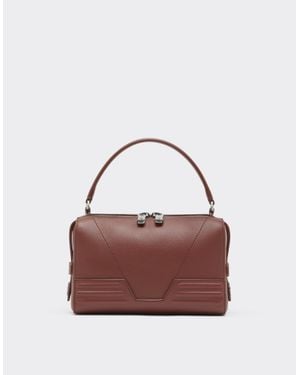 Ferrari Gt Soft Mini Leather Bag - Brown