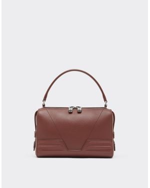 Ferrari Gt Soft Mini Leather Bag - Brown