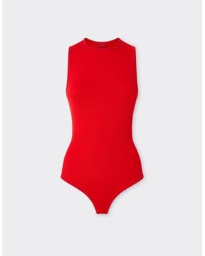 Ferrari Milano Knit Jersey Bodysuit - Red