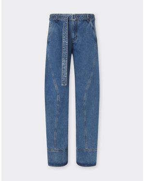 Ferrari Washed Pants - Blue