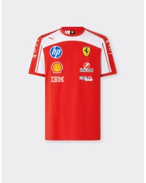 Ferrari Replica 2026 Puma T-Shirt For Scuderia Hp - Red