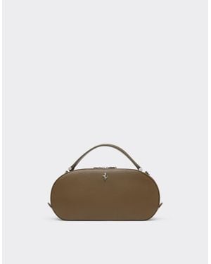 Ferrari La Dino Mini Bowling Bag Soft - Marrone