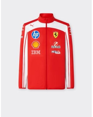 Ferrari Replica 2026 Puma Softshell Jacket For Scuderia Hp - Red