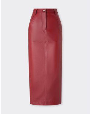 Ferrari Midi Skirt - Red