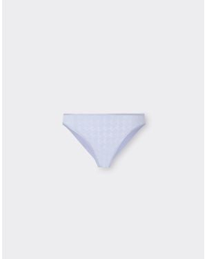 Ferrari Bikini-Höschen Mit Cavallino Rampante-Motiv - Blau