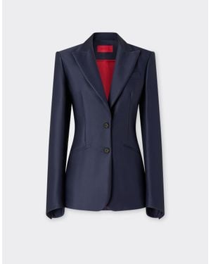 Ferrari Technical Gabardine Blazer - Blue