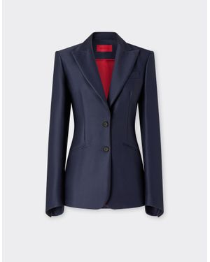 Ferrari Technical Gabardine Blazer - Blue