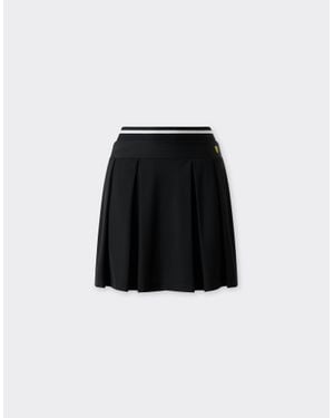 Ferrari Technical Piqué Mini Skirt - Black