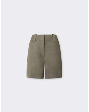 Ferrari Pantalones Cortos De Cady Teñidos En Frío - Gris