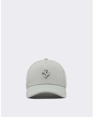 Ferrari Baseball Cap Con Cavallino Rampante - Bianco