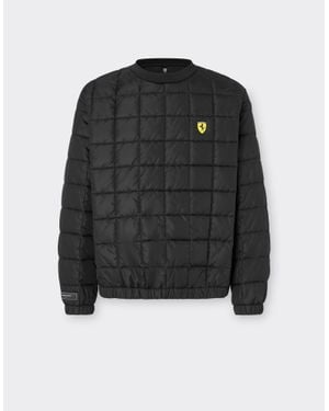 Ferrari Scuderia Quilted Sweatshirt - Black