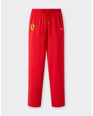Ferrari Replica Drivers Authentic 2026 Puma For Scuderia Hp Trousers - Red