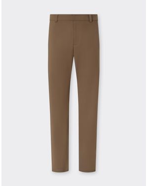 Ferrari Technical Cotton Chino Pants - Brown
