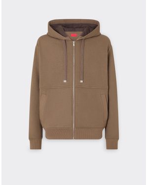 Ferrari Wool And Cotton Blend Jacket - Brown