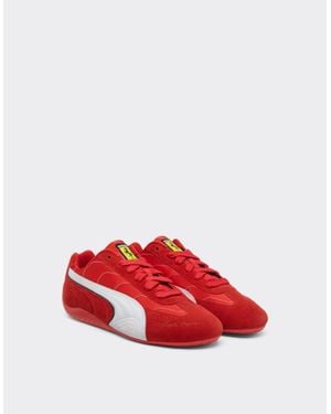 Ferrari Puma For Scuderia Hp 2025 Monza Rosso Corsa Trainers - Red