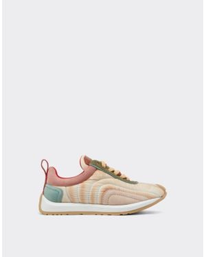 Ferrari Suede, Nappa And Nylon Trainers - White