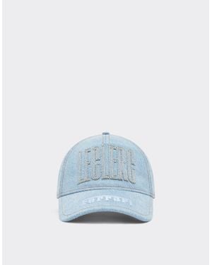 Ferrari X Charles Leclerc Denim Baseball Cap - Blue