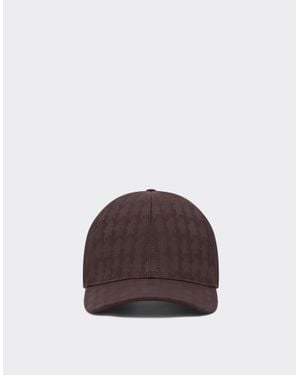 Ferrari Baseball Cap Con Motivo Cavallino Monogram - Marrone