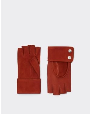 Ferrari Fingerless Gloves - Red