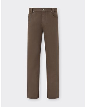 Ferrari Denim Trousers - Brown