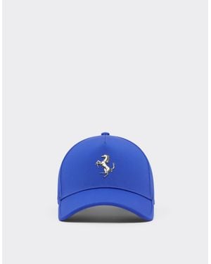 Ferrari Baseball Cap With Prancing Horse - Blue