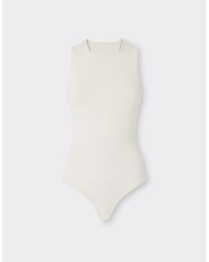 Ferrari Milano Knit Jersey Bodysuit - White