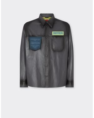 Ferrari Giacca Overshirt Reconditioned By - Grigio