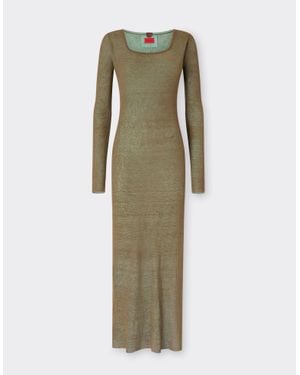 Ferrari Long Dress - Green