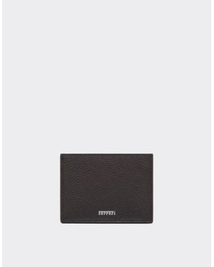 Ferrari Leather Card Holder - White