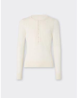 Ferrari Silk Polo Shirt - White