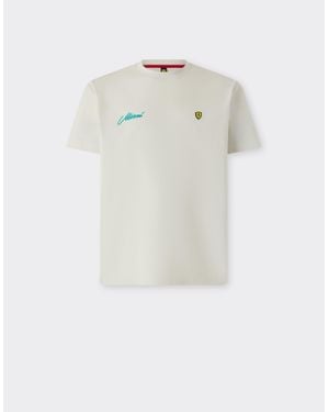 Ferrari Scuderia Miami 2026 T-Shirt - White