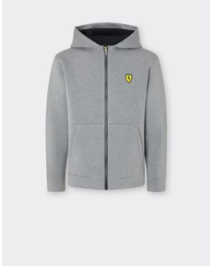 Ferrari Scuderia Hooded Sweater - Gray