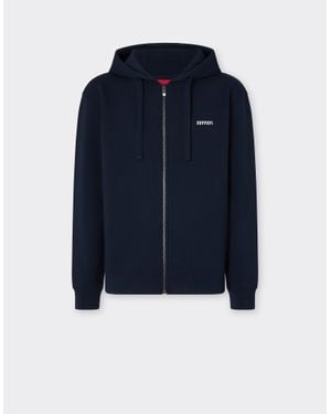 Ferrari Hooded Sweatshirt - Blue