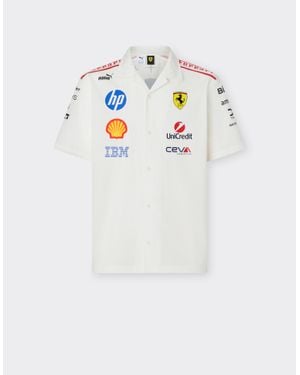 Ferrari Camisa Replica Para El Gran Premio De Monza 2026 - Blanco