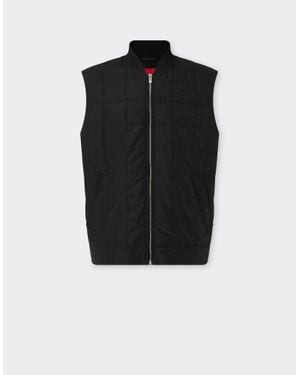 Ferrari Padded Technical Nylon Vest - Black