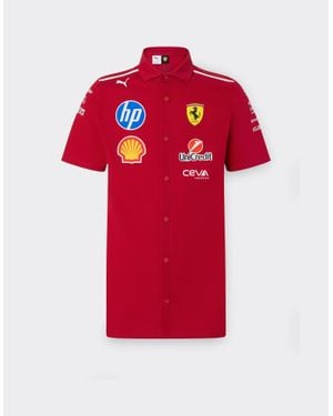 Ferrari Puma For Scuderia Hp 2025 Team Shirt - Red