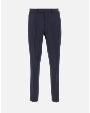 Devore Pantalone Sartoriale - Blu