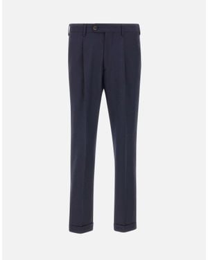Devore Pantalone - Blu