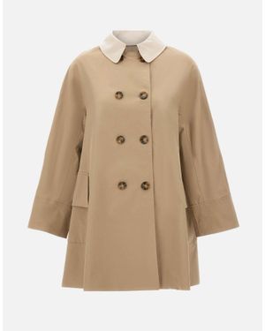 Elena Miro Trench Doppiopetto - Neutro