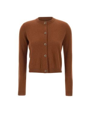 Marella Cardigan "Cicogna" - Marrone