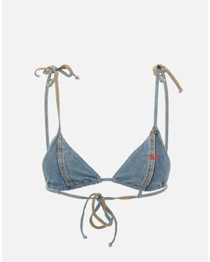 DIESEL Top Bikini "Tatiana-Dnm" - Blu