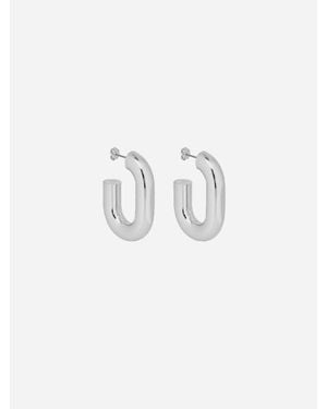 Rabanne "Oversized Single Hoop Earrings" - Multicolore