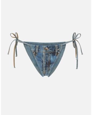 DIESEL Slip Bikini "Jodie-Dnm" - Blu