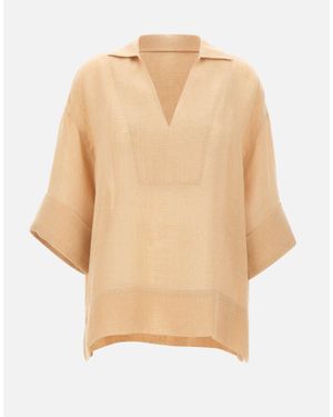 Eleventy Camicia Oversize - Neutro