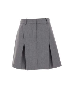 Kaos Minigonna Con Pinces - Grigio