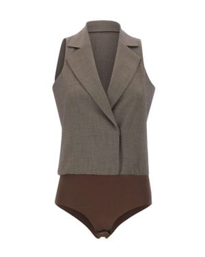 Liu Jo Gilet Body - Marrone